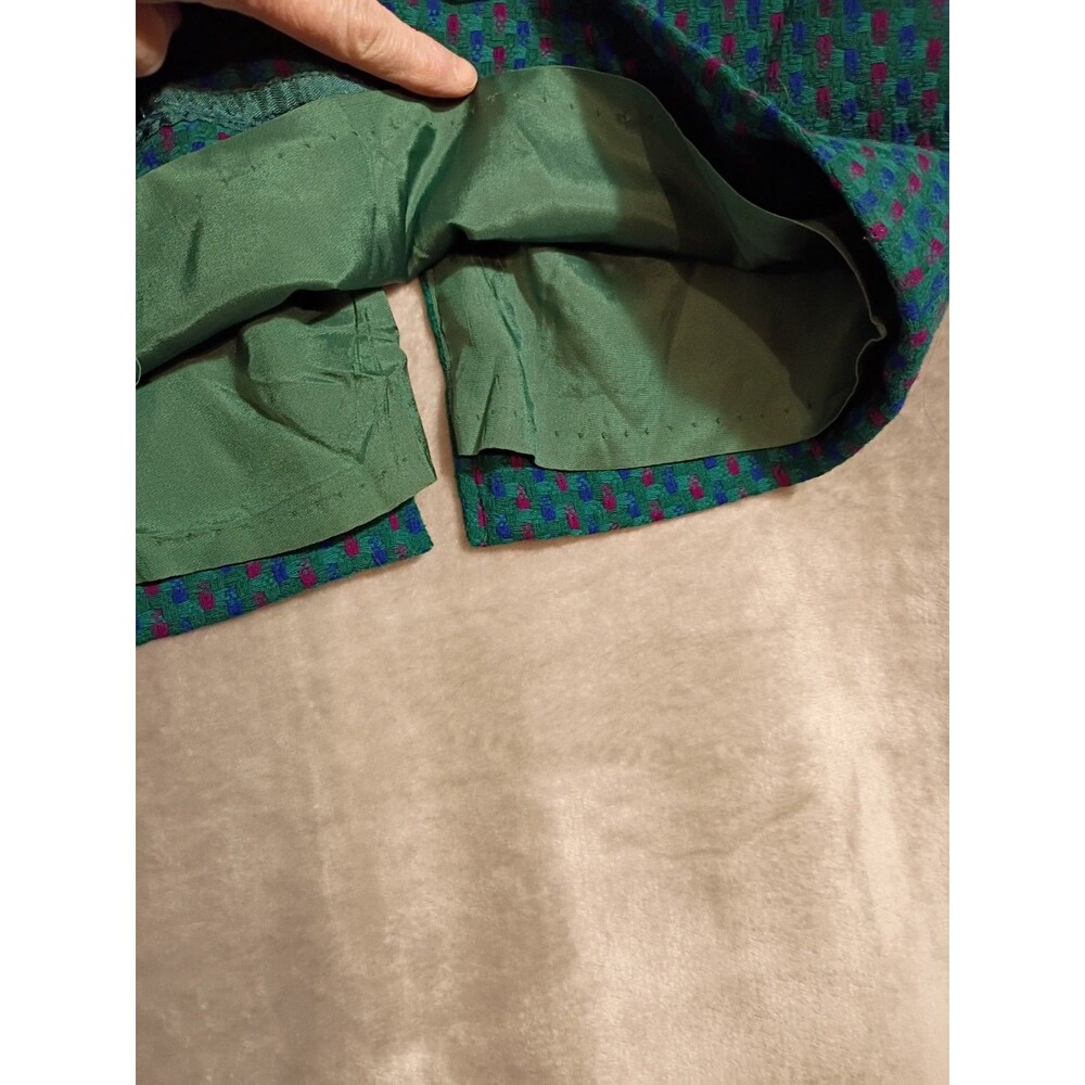 Vtg Miss Pendleton 100% Virgin Wool Pencil Skirt Sz 10 Retro Preppy Secretary - Picture 3 of 7